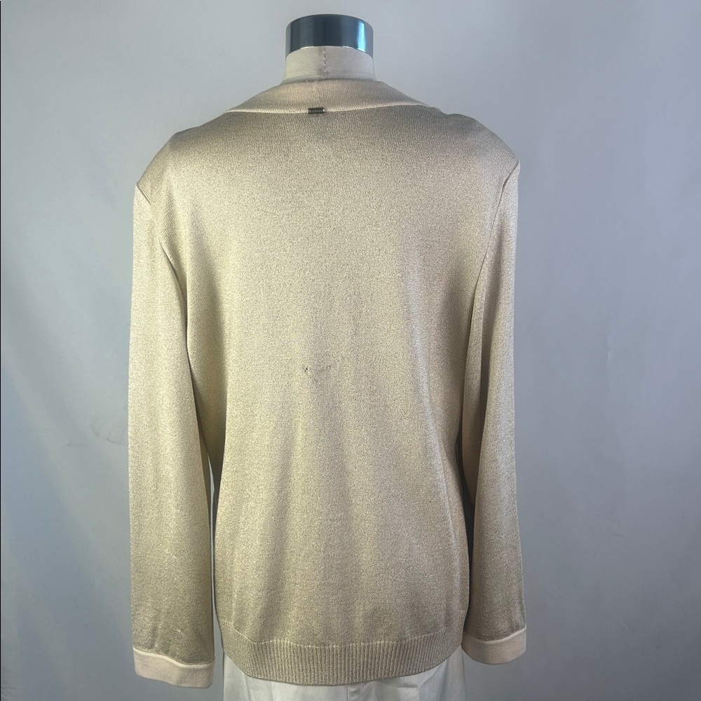 Gold Shimmer Cardigan - Picture 5 of 7